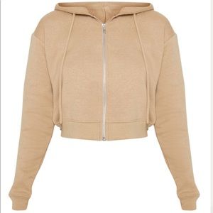 Crop Zip Hoodie